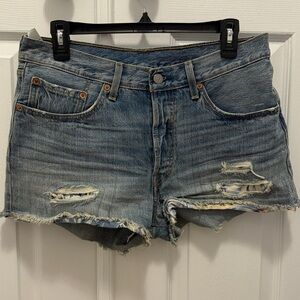 Levi’s Distressed Denim Shorts